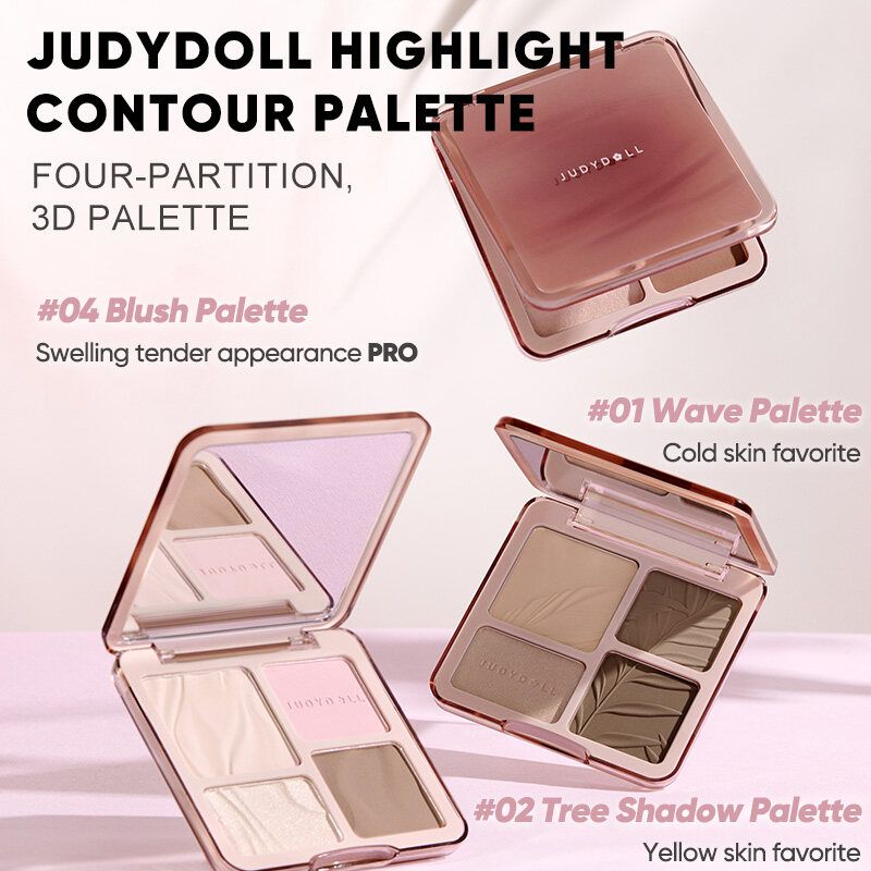 JUDYDOLL:Blush Palette,#04Shadow Palette