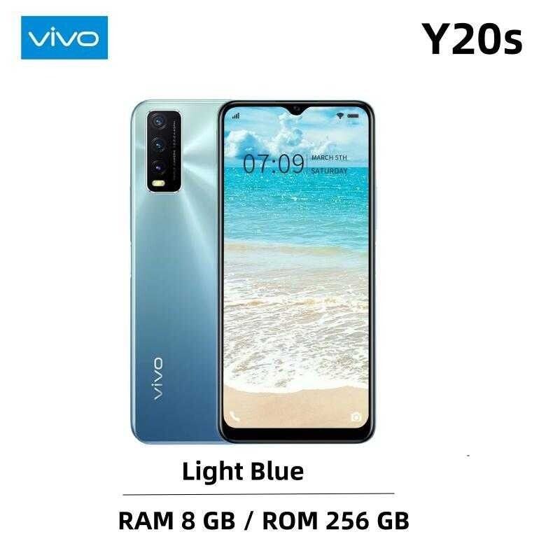 vivo Y20s RAM 8GB ROM 256GB หน้าจอ 6.51นิ้ว แบตเตอรี่ 5000mAh มีสินค้าพร้อมส่ง แถมฟรีอุปกรณ์ครบชุด