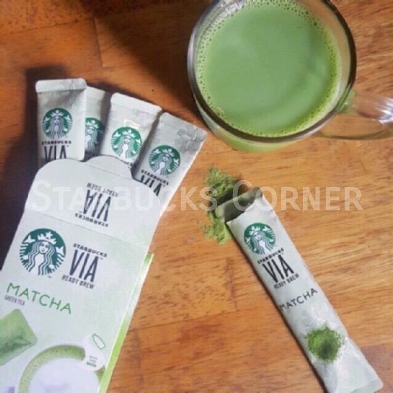 Starbucks ผงชาเขียว VIA Matcha Greentea