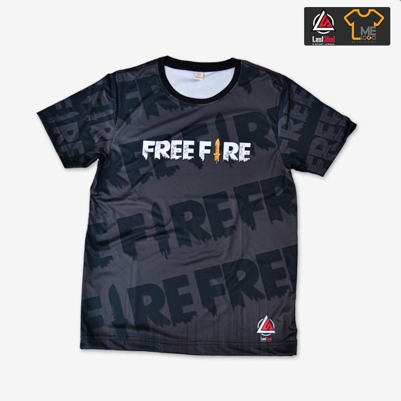 เสื้อเกมส์Free Fire เสื้อฟีฟายพิมพ์ เสื้อยืดลายเกรดพรีเมียม รหัสLT119