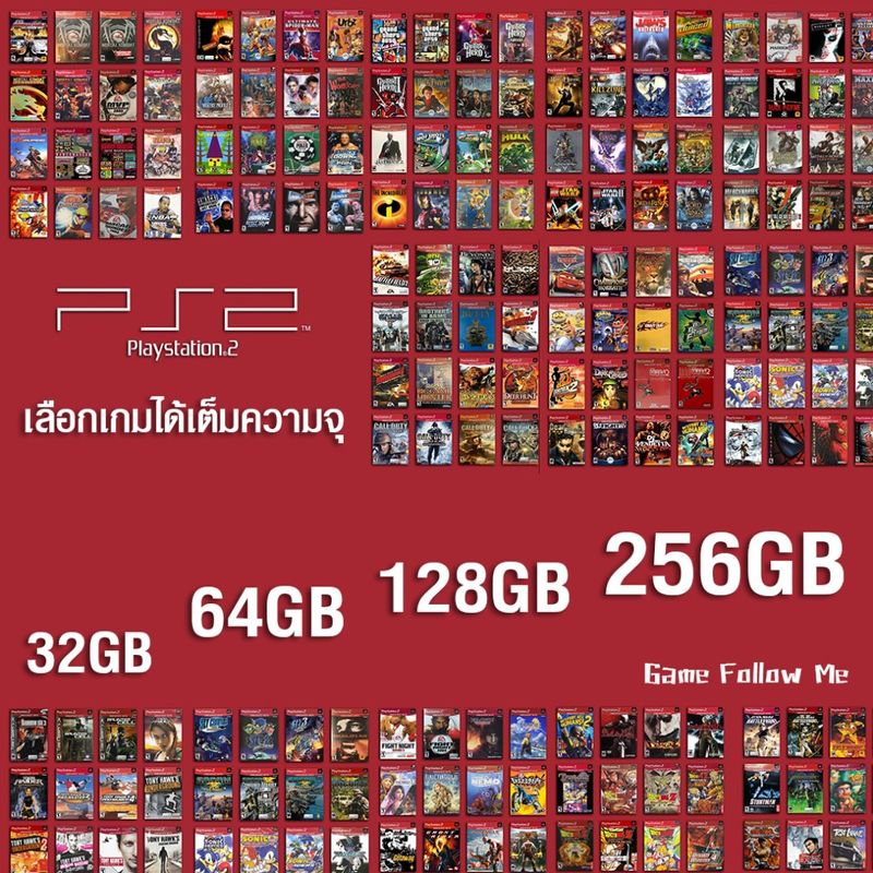 เล่นเกม PS2 บน PC/NOTEBOOK/MAC ลงเกมให้เต็มความจุ  เลือกเกมได้ เหมาๆ รวบรวมไว้มากกว่า 3,000 เกม