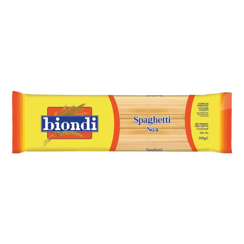 บิออนดิ พาสต้า สปาเก็ตตี้ 500 กรัม - Spaghetti Pasta 500g Biondi brand