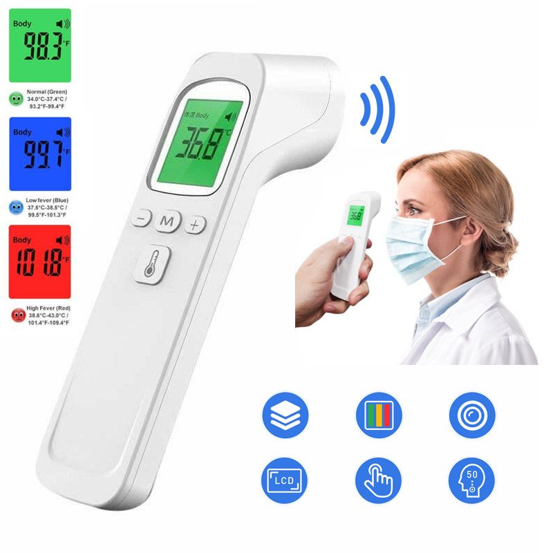 🔥COD 🔥เครื่องวัดไข้ดิจิตอล แบบอินฟราเรด ที่วัดไข้ Infrared Thermometer เครื่องวัดไข้แบบดิจิตอล แบบปืนยิง