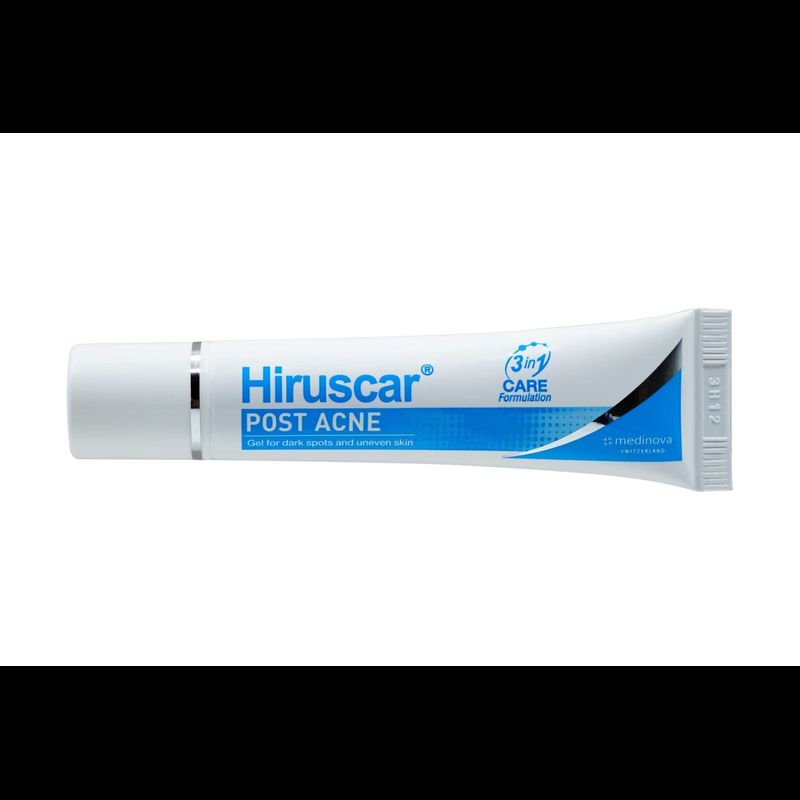 Hiruscar Post Acne 5g/10g. ฮีรูสการ์ โพสต์ แอคเน่ เจลทารอยสิว รอยดำ รอยแดง (5กรัม/10กรัม)1หลอด