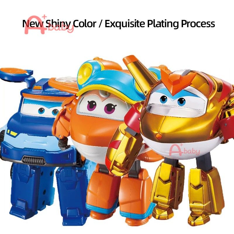 Super Wings Auldey Goldenboy/Leo/Sunny โมเดลหุ่นยนต์ของเล่น สําหรับเด็ก