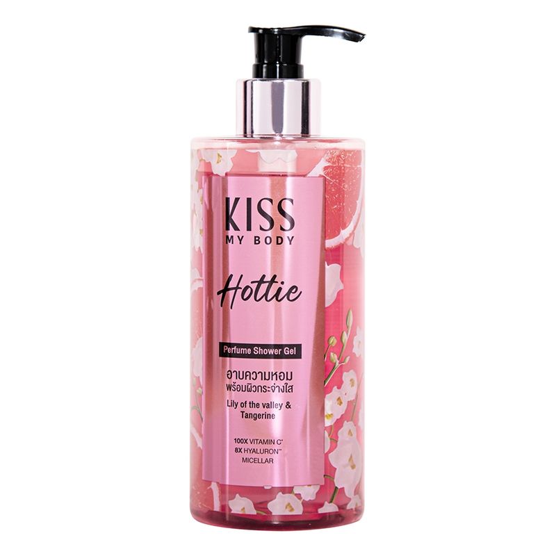 [หอมติดผิว 6 กลิ่นให้เลือก] Kiss My Body เจลน้ำหอมอาบน้ำ คิสมายบอดี้ Perfume Shower Gel  380 ml. (มีให้เลือก 6 กลิ่น)