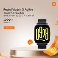 Xiaomi:Redmi watch 5 Active,Matte Silver,Free Shipping