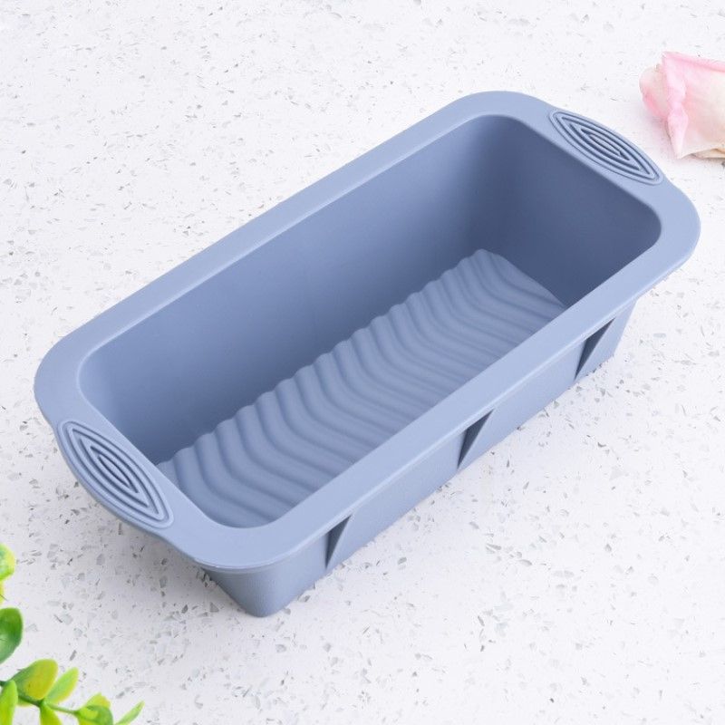 1 Pcs Silicone Cake Molds Square Cake Mould DIY Easy Release Toast Plate High Temperature Resistance Bread Pan Toast Bread Mold