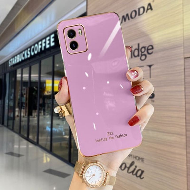 【ขายส่ง】เคส Vivo Y33S Y21 Y21T Y21S Y15S Y15A Y31 Y51 Y17 Y15 Y12 Y11 Vivo Y20 Y20S Y12s Y12A Y20Sg Y95 Y93 Y91 Y91i Y50 Y30 Y30i เคสโทรศัพท์มือถือแบบนิ่ม 6D ขอบตรง