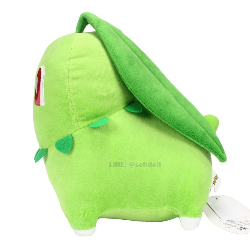 ตุ๊กตา จิโคริตา (ขนาด 10 นิ้ว) ลิขสิทธิ์แท้ / ตุ๊กตา Chikorita โปเกมอนใบไม้ Chicorita โปเกม่อน โปเกมอน Pokemon