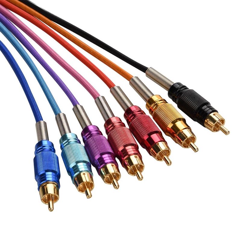 [ลดล้างสต๊อก]Master Sculptor Rca Cord เพาเวอร์ซัพพลาย 7 สีสําหรับร้านสักศิลปิน