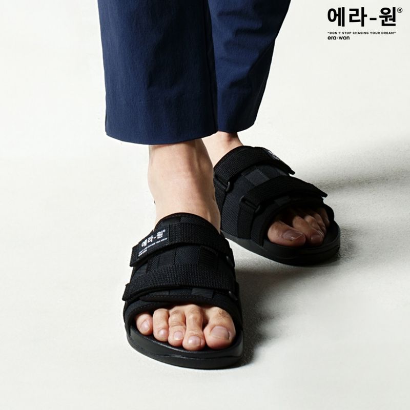 era-won Slide Sandals รุ่น S4  สี Black