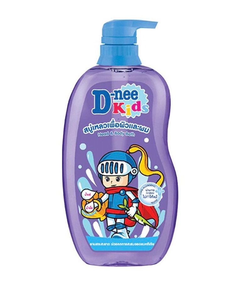 D-Nee Kids ดีนี่ คิดส์ เฮดแอนด์ บอดี้ สบู่เหลวสูตรอ่อนโยน ขนาด 600 มล 1 ขวด