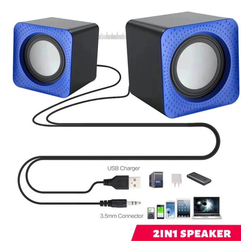 🔥เตรียมส่ง 🔥ลําโพง ลำโพงคอม ลําโพงคอมพิวเตอร์ Speaker ลําโพงสเตอริโอ ลำโพงตั้งโต๊ะ  ใช้ได้กับโทรศัพท์มือถือและคอมพิวเตอร์   ลําโพง ลำโพงคอม ลําโพงคอมพิวเตอร์ ลำโพงแบบมีสาย รองรับการเชื่อมต่อ USB/AUX  เบสพอดี เหมาะสำหรับการ ฟังเพลงดูหนังหรือเล่นเกม