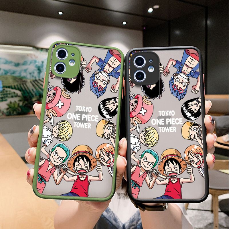 Hontinga เคสโทรศัพท์ Samsung Galaxy A22 4G 5Gเคสมือถือแบบใสลายอนิเมะลูฟี่สไตล์คู่ค้าสำหรับเด็กผู้ชายเคสแข็งป้องกันกล้องเต็มรูปแบบ