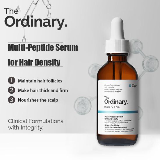 The Ordinary Multi-peptide Serum for Hair Density 60ml เซรั่มเนื้อบางเบาเพื่อผมที่ดูเต็มอิ่มและมีสุขภาพดี