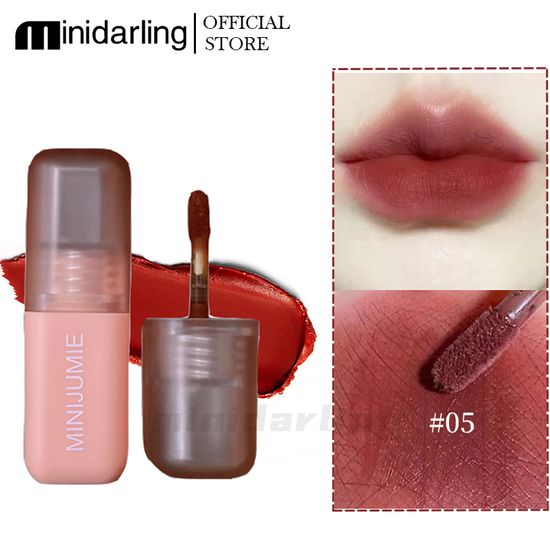 พร้อมส่ง/MINIJUMIE ลิปสติกกันน้ำติดทนนาน Matte Lip lipstick เครื่องสำอางลิปทินท์เนื้อนุ่มน้ำหนักเบา