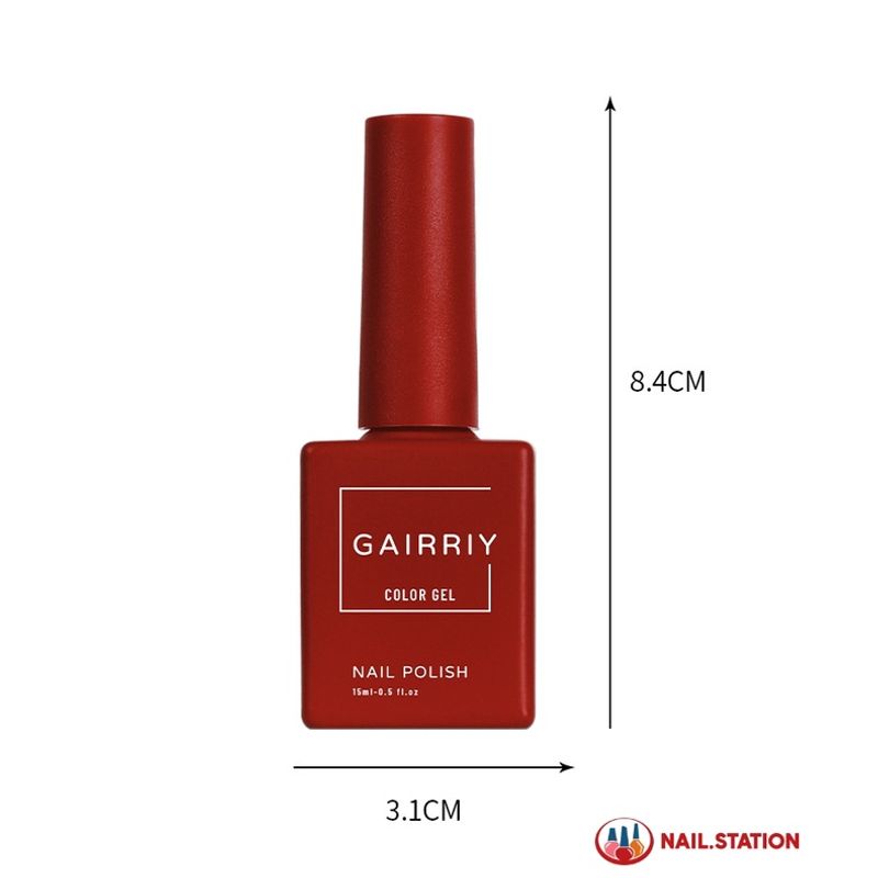 Gairriy สีทาเล็บเจล ขวดบอกสี 15ml สีเจล UV/LED ชนิดต้องอบ 60สี (1-30)