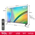 TCL:40L5GA,ดำ,Free Shipping