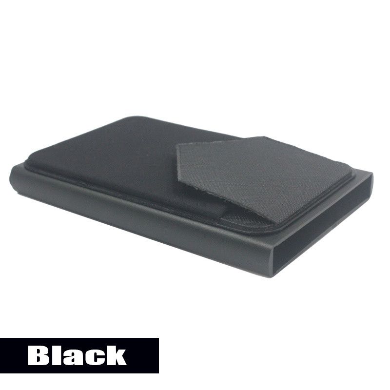 Automatic Pop-up Bank Card Box Card Holder RFID Credit Card Holder Smart Quick Release Man Women Wallet Organizer Card