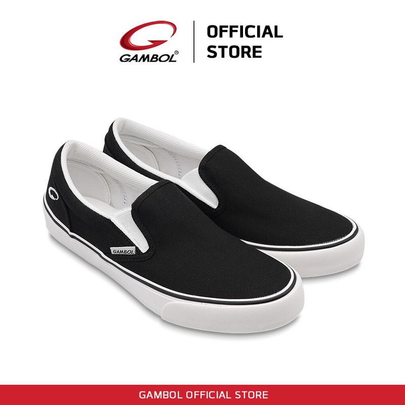 GAMBOL แกมโบล รองเท้าผ้าใบสลิปออนชายหญิง รุ่น GB82128/GB82129 Size 36-44