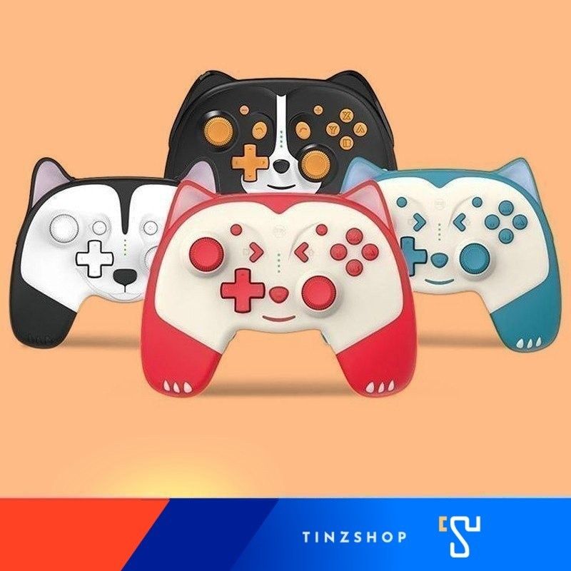 [สินค้าส่งจากไทย] IINE Dog Wake Up Gamepad Wireless Bluetooth Controller L504 Red Fox, L505 Blue Fox, L506 Husky , L507