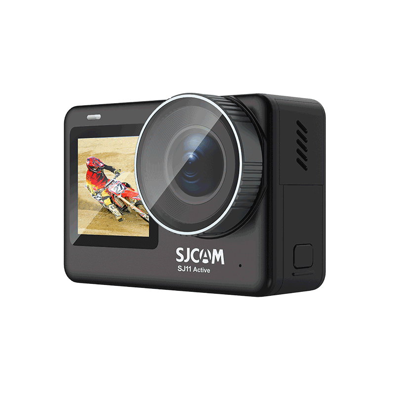 SJCAM SJ11 Active 4K ป้องกันการสั่นสะเทือนวิดีโอความละเอียดสูงรองรับการสตรีมสด Wi-Fi หกไจโรแกนปรับได้กล้องถ