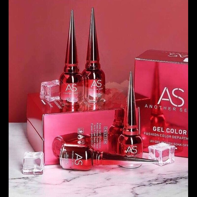 สีเจล As 15ml. ฝาแหลม โทน ROH 01-18