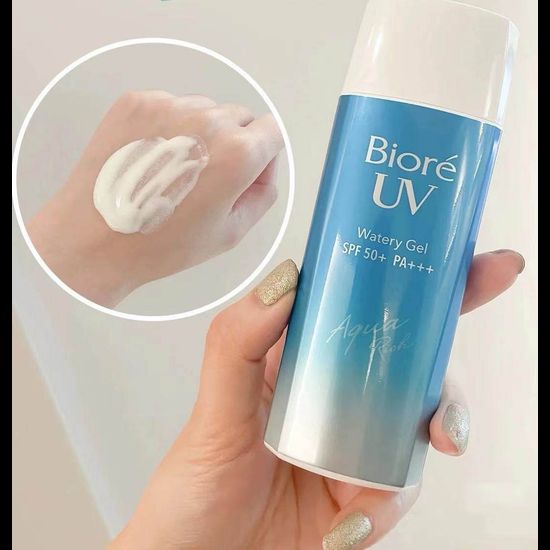 Biore กันแดด UV Aqua Rich SPF50++PA++ ขนาด 50ml 90ml กรัม ของแท้ 100%