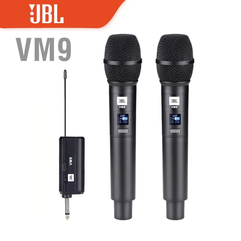 ไมค์ลอยไร้สาย (JBLแท้ VM9wireless microphone) ไมค์ ลอย ไร้ สายไมโครโฟนไร้สายไมค์โครโฟนไมค์ลอยเสียงดีไมค์ร้องเพลงไมค์คาราโอเกะไมล์ลอยไร้สาย