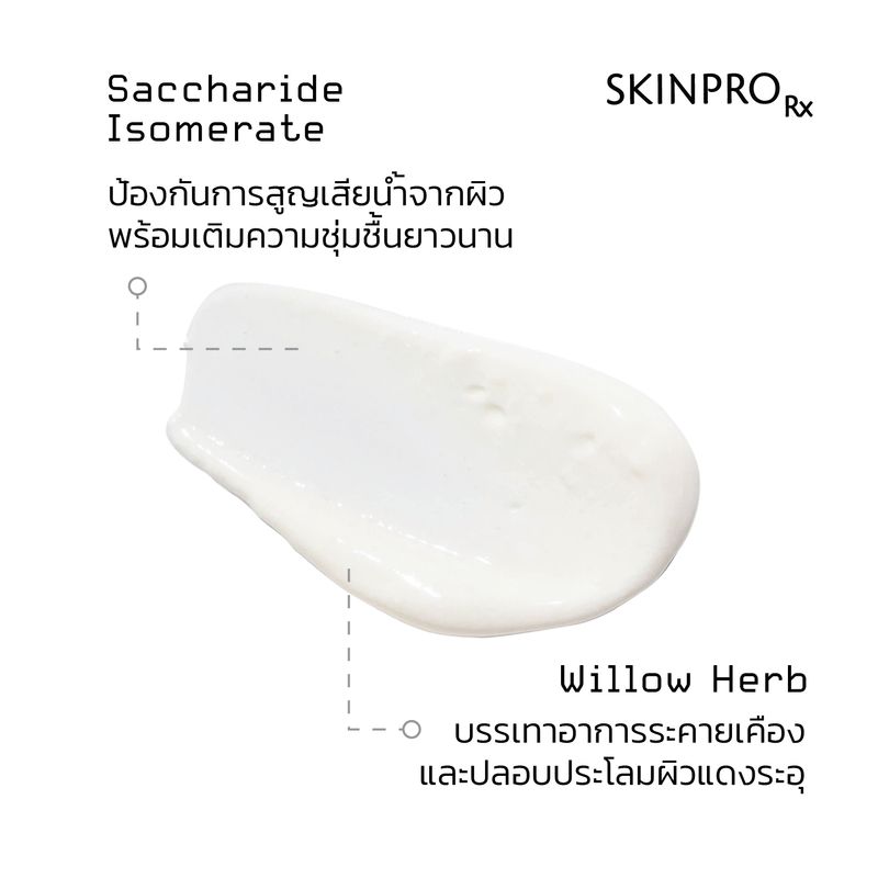 SKINPRO Rx Ultimate Dry-Touch Sunscreen ครีมกันแดด สำหรับทุกสภาพผิว SPF50+ PA++++ UVA UVB เนื้อสัมผัสบางเบา สบายผิว ไม่เหนียว ซึมไว 6 ml