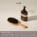 Healthy & Shine Set AVANA Shampoo and AVANA Premium Boar Bristle Brush SET สุดคุ้ม แชมพูผ่อนคลาย ปรับสมดุลหนังศีรษะ ลดผมร่วง ลดรังแค คู่กับ หวีขนหมูป่าพรีเมียม