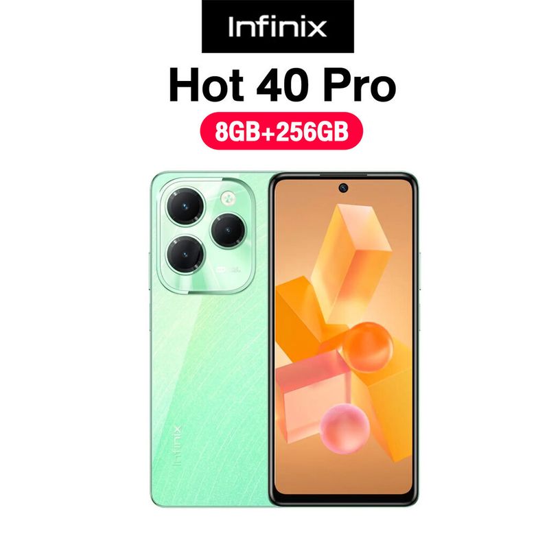 Infinix Hot 40 Pro (8+8GB/256GB) จอขนาด6.78นิ้ว แบต5,000mAh ชาร์จไว33W [ประกันศูนย์ไทย 1 ปี]