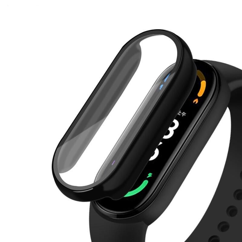 เคส + กระจกสำหรับ Xiaomi Mi Band 7 6อุปกรณ์เสริมเคส + ฟิล์มปกป้องเต็มจอฝาครอบป้องกัน Miband 7 6 5 4 3