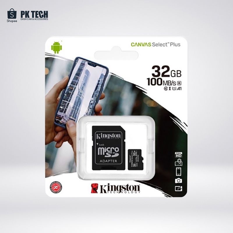 เมมโมรี่การ์ด Kingston Micro SD 32GB Class 10