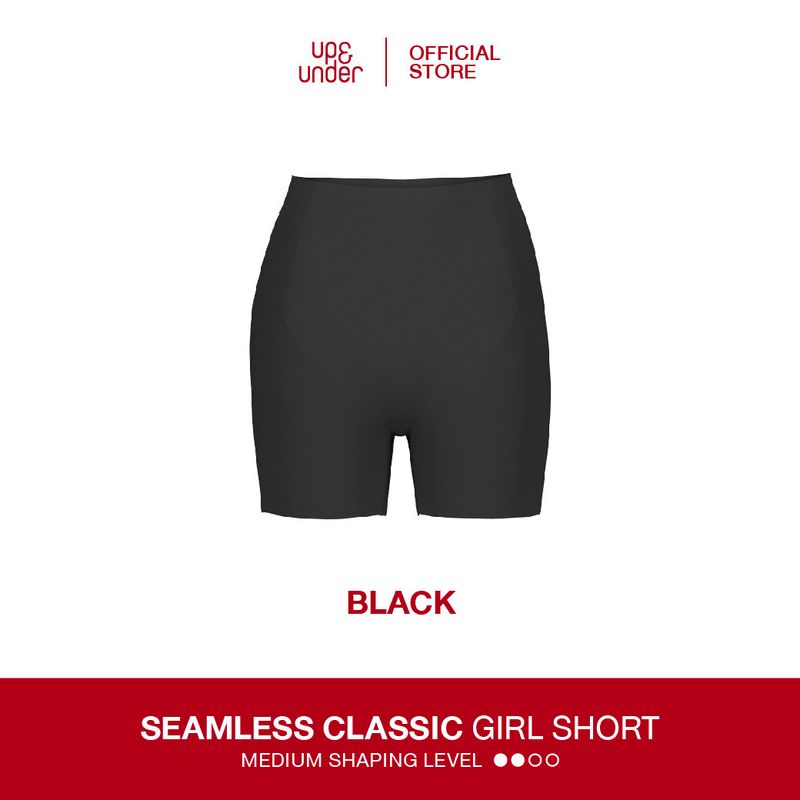 ขายดีที่สุด! UP&UNDER : กางเกงเก็บหน้าท้อง ไร้ขอบ รุ่น Seamless Classic ทรง Girl Shorts เก็บกระชับ เรียบเนียน