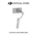 DJI:OM 4/OM 4 SE/OM 5/Osmo Mobile 6/Osmo Mobile SE,OM5 Fill Light Clamp