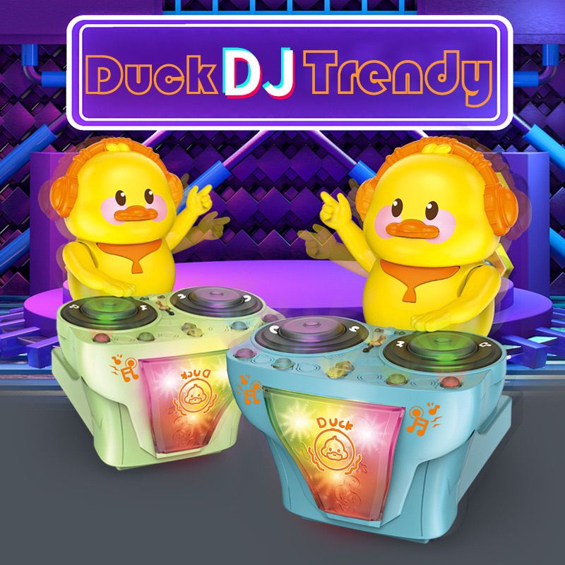 🔥เป็ดเต้น DJ DUCK ของเล่น เป็ดเต้น ดนตรี ของขวัญสำหรับเด็ก เป็ดเวที หลายเพลง ดีเจเป็ด