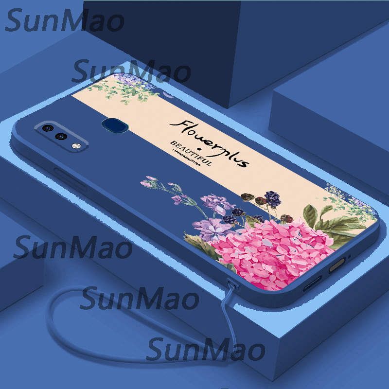 เคสโทรศัพท์ Samsung A20 Samsung A30 กระเป๋าใส่ดอกไม้สไตล์วินเทจ CHA18