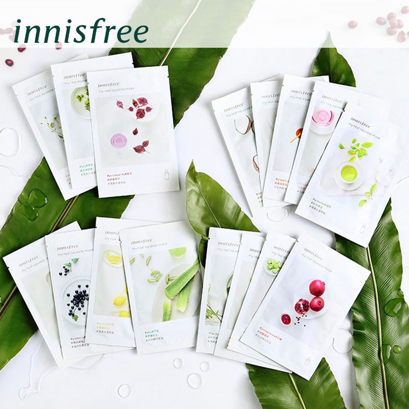 Innisfree:My Real Squeeze Mask,Tomato  มะเขือเทศ