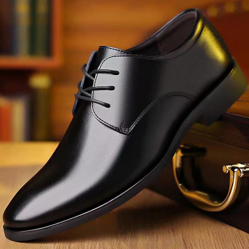 Formal Shoes PU รองเท้าหนังชาย รองเท้าทำงาน รองเท้าทางการรองเท้าหนัง รองเท้าธุรกิจ สไตล์เกาหลี รองเท้าผู้ชาย