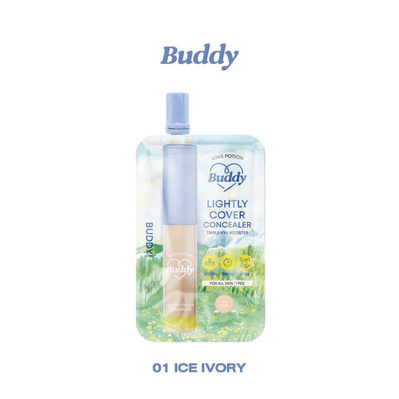 LOVE POTION Buddy Lightly Cover Concealer 2g เลิฟ โพชั่น คอนซีลเลอร์เนื้อบางเบา.