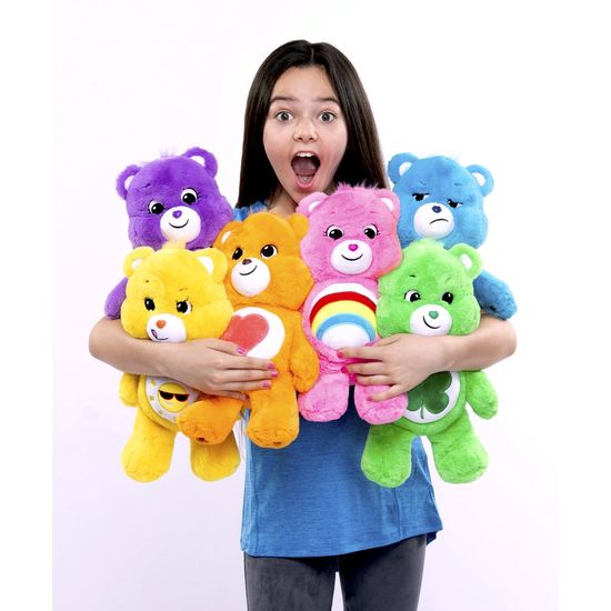 ตุ๊กตาหมี Care Bears ของแท้ 100% ของขวัญวันหยุด 14 นิ้ว 8 สี สําหรับเด็ก