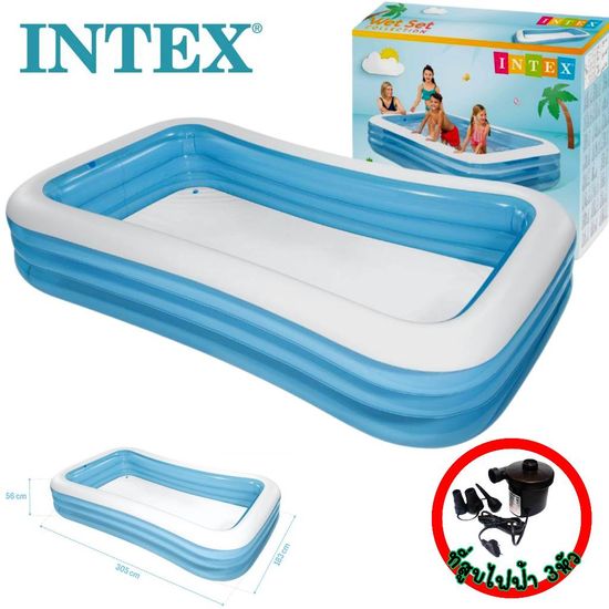 แถมฟรี💥ห่วงยาง สระน้ำเป่าลม INTEX ของแท้ พร้อมส่งจากไทย/มีตัวเลือกยี่ห้ออื่น