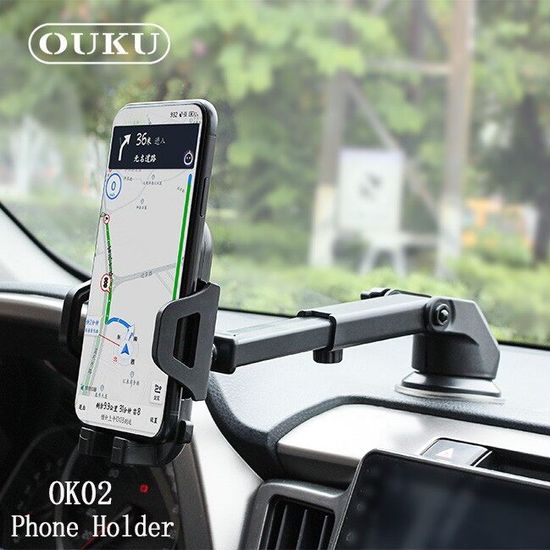 New OUKU OK02 ของแท้ 100% ที่ยึดมือถือในรถ ที่วางโทรศัพท์ในรถ Car holder ที่จับมือถือ ที่วางโทรศัพท์ พร้อมส่ง