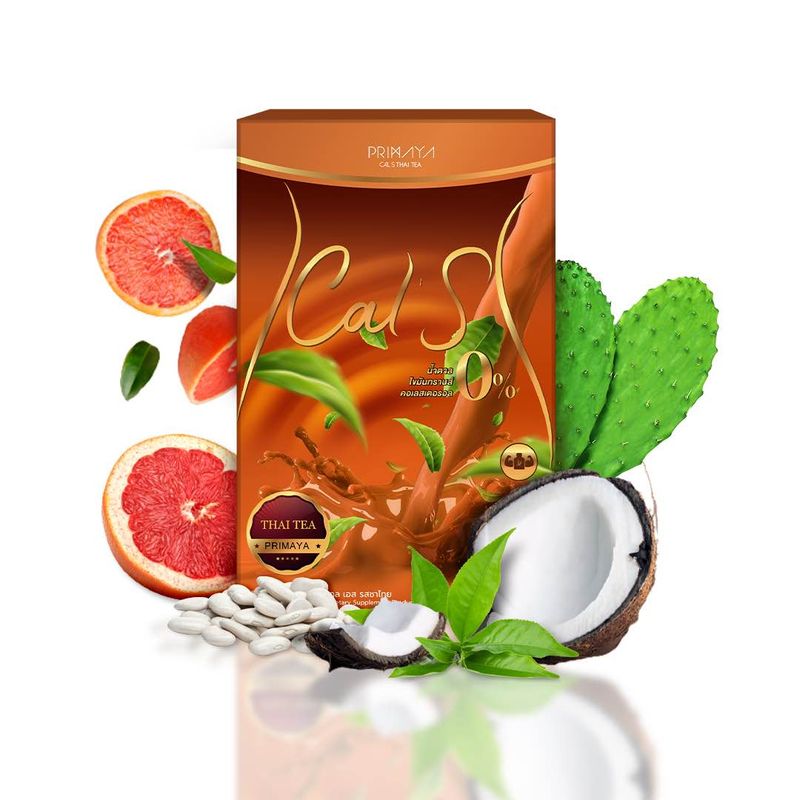 Cal S Thai Tea by Primaya แคล เอส ไทย ที ชาไทยพรีมายา EXP 06/2024