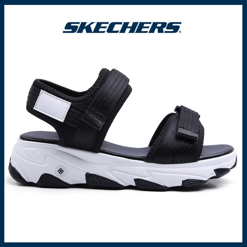 Skechers_เก็ตเชอร์ส รองเท้าแตะ ผู้หญิง Foamies Footsteps Sandals Shoes - 111054-BBK