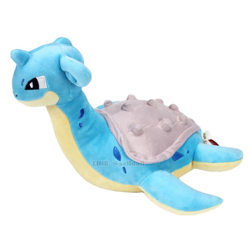 ตุ๊กตา ลาปาส (ขนาด 10,16 นิ้ว) ลิขสิทธิ์แท้ / ตุ๊กตา Lapras ลาปรัส ลาพลัซ ลาปลาส ลาปรัส โปเกม่อน โปเกมอน Pokemon