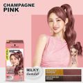 Schwarzkopf Freshlight Milky Color CHAMPAGNE PINK ครีมเปลี่ยนสีผม สีน้ำตาลประกายชมพู 1 กล่อง