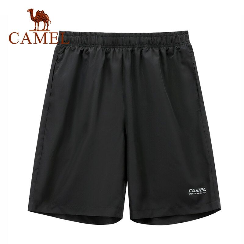 Camel Men 'S กางเกงกีฬาขาสั้นฤดูร้อนด่วนแห้ง Breathable Casual กางเกงทรงหลวมสำหรับชาย